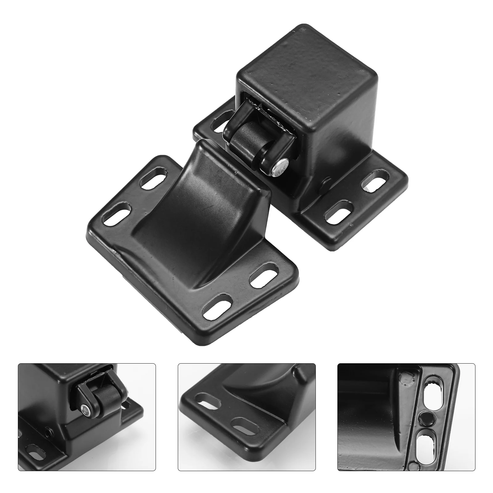 

Pressure Lock Bolts Black Aluminum Alloy High Temp Paint Booth RV Door Latch Easy Install Smooth Edges Excellent Quality