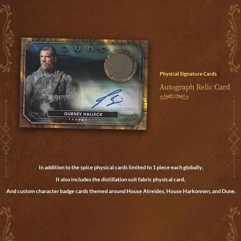 بطاقات مجموعة أصلية من سلسلة Topps Dune Chrome لعام 2024 - قيمة/صندوق هواية مجموعة ألعاب محيطية هدية للأولاد