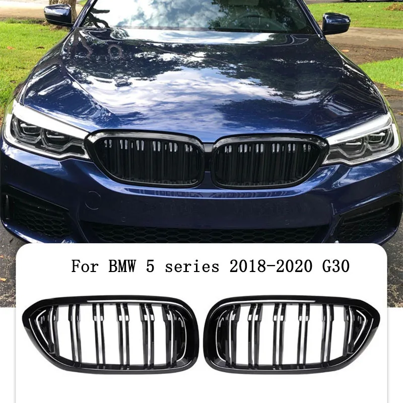 

Передний бампер, капот, решетка для почек, гоночные решетки, замена ромбовидного стиля для BMW 5 серии G30 2018-2020, аксессуары для решеток