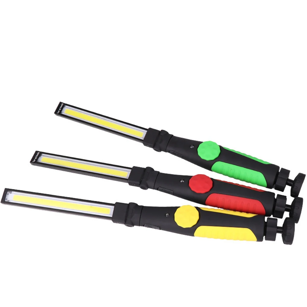 

Rechargeable COB LED Flashlight Bright Compact USB Charge Mechanic Tool Glovebox Pocket Camping Fishing Biking Climbing