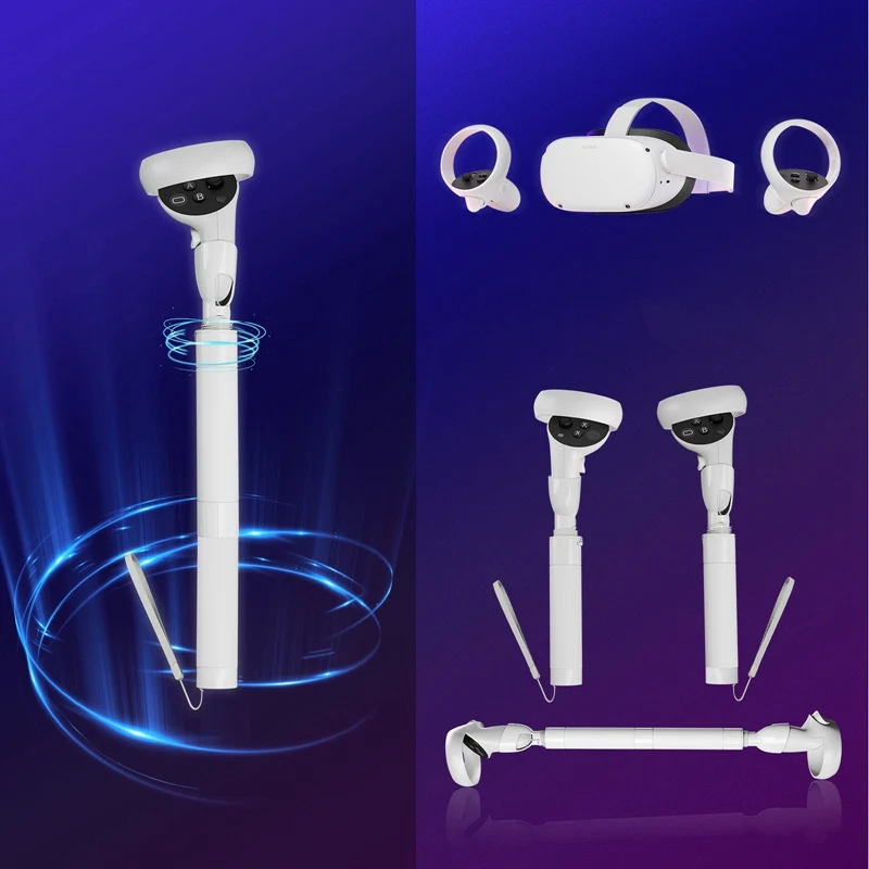 Beat Saber Handles Controller For Oculus Quest2 Lightsaber RGB Light Tube Games Handle VR Accessories