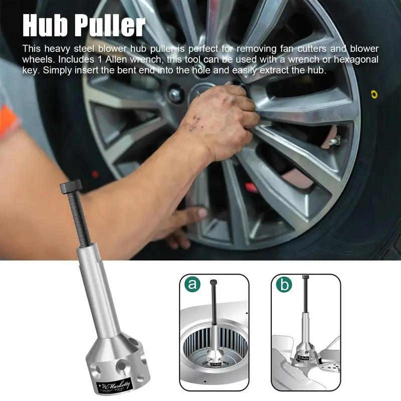 

hub puller motor fan pulling tool Steel puller Hub Fan Blade Blower for easy wheel removal rust proof Direct Drive Motor Shafts