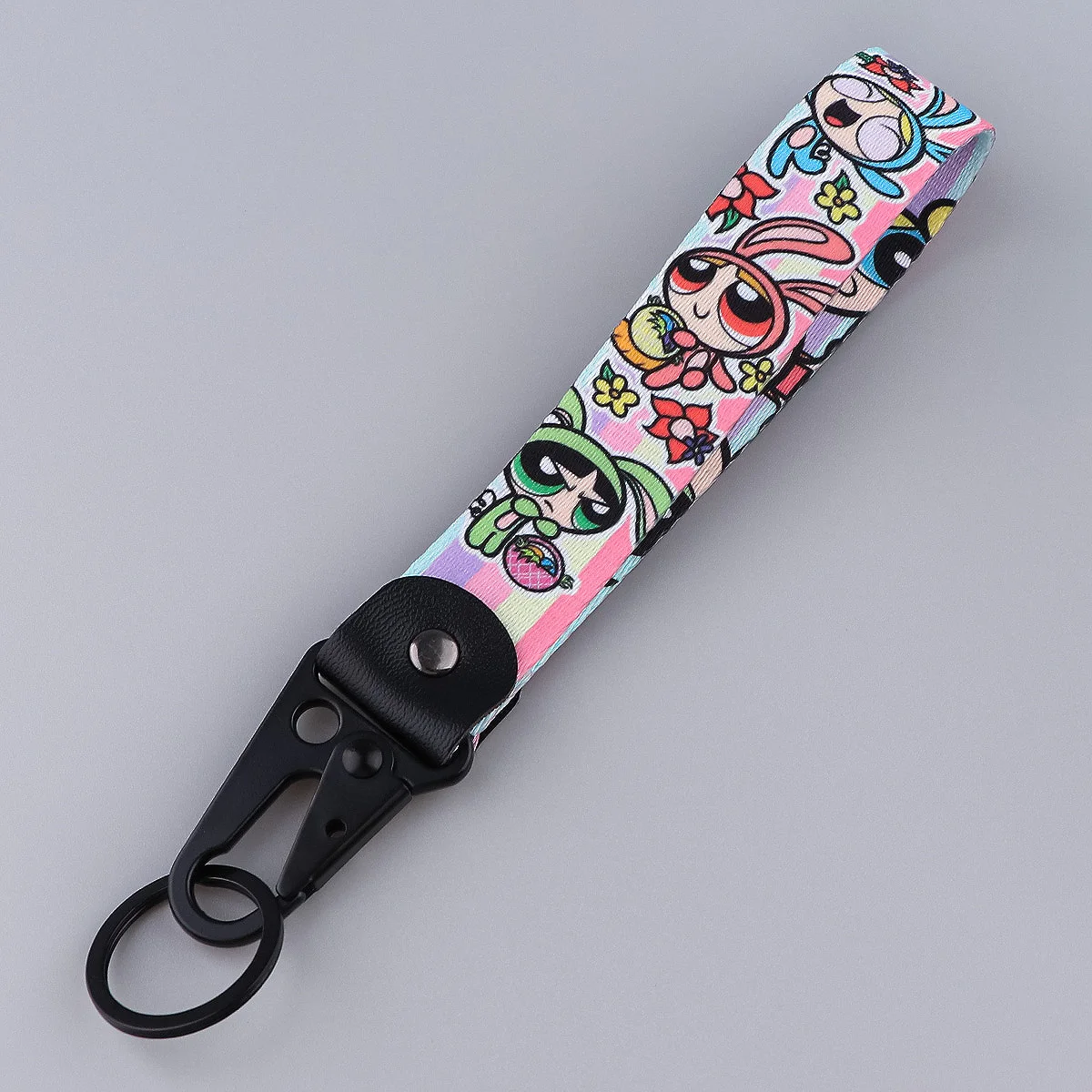 

Cartoon Key Fobs Keychain for Car Motorcycles Woman Police Officer Short Lanyard Key Tags Keyring Accessories Gifts