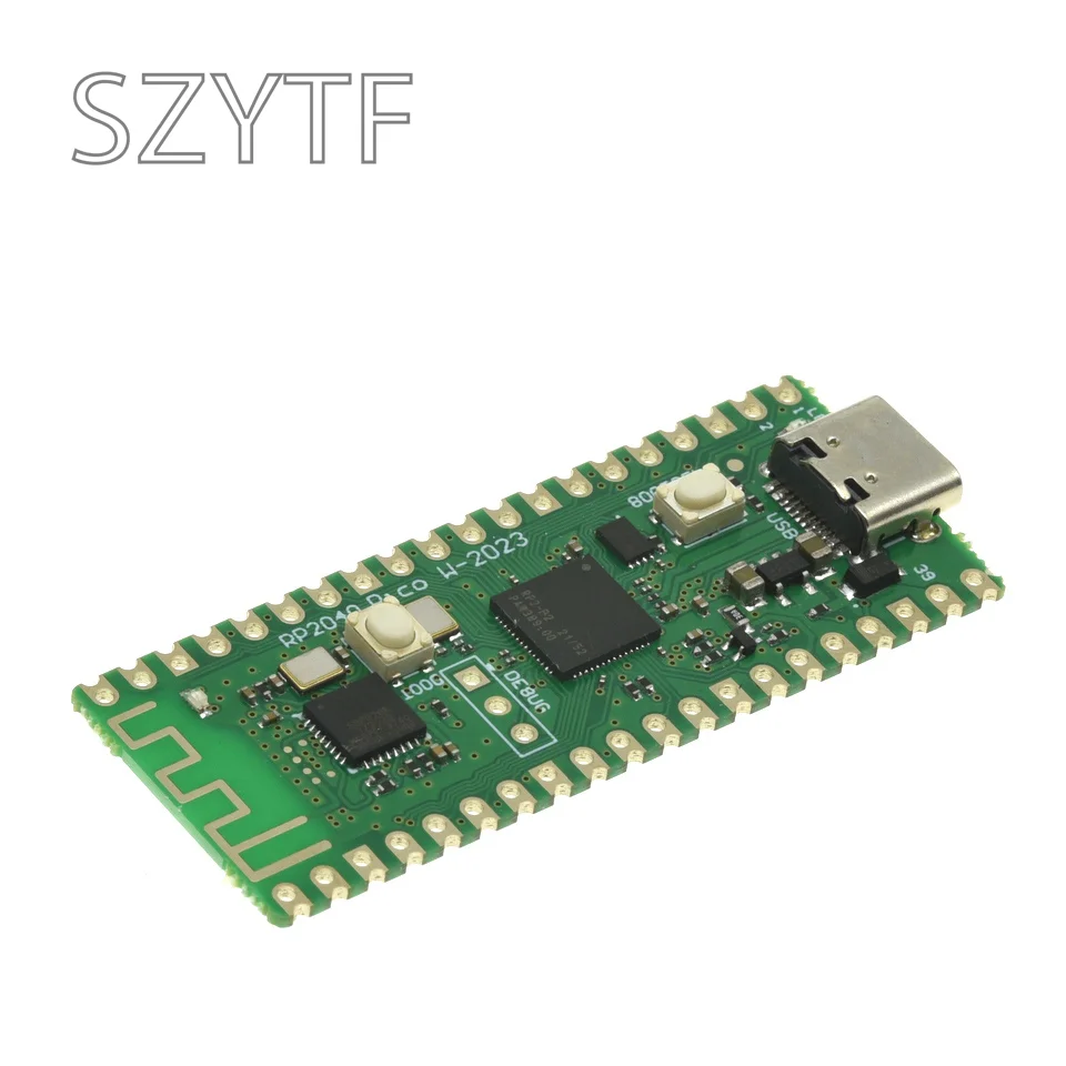 for Raspberry Pi Pico W Board TYPE-C RP2040 Dual-Core ARM Low-Power Microcomputers High-Performance Cortex-M0+ Processor