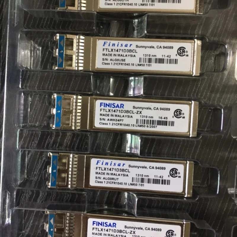 

1 шт. Finisar FTLX1471D3BCL SFP + 1310 нм 10 км 10G одномодовый 10-гигабитный оптический модуль
