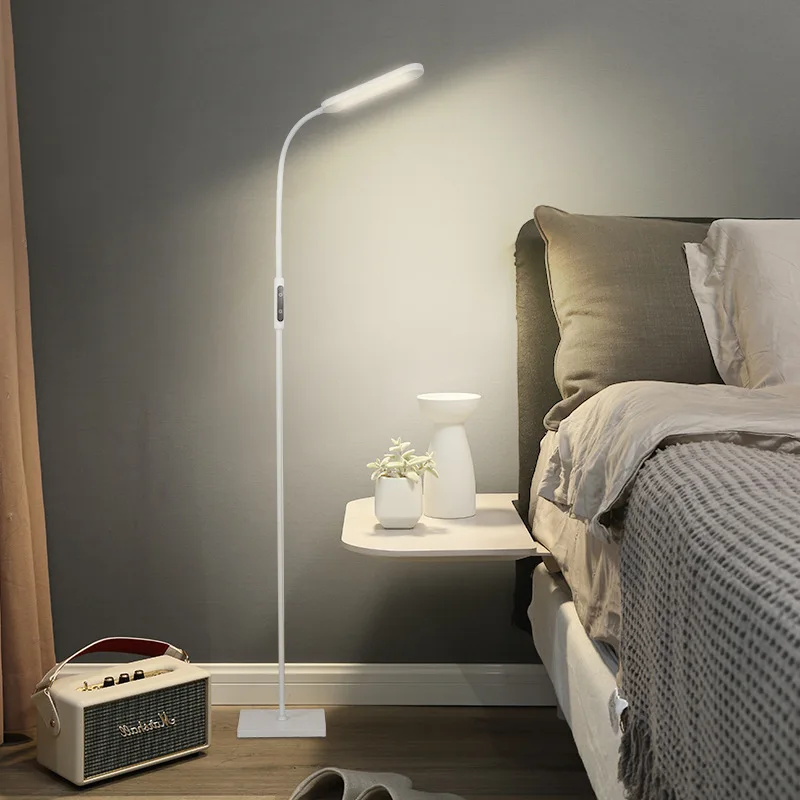 Modern LED floor lamp remote control touch dimmable multifunctional bedroom reading floor lamp indoor lighting Corner Lamp