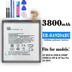 For Samsung A920 A9-2018 A9S A9-2019 EB-BA920ABU original battery, mobile phone battery replacement repair parts, send tools