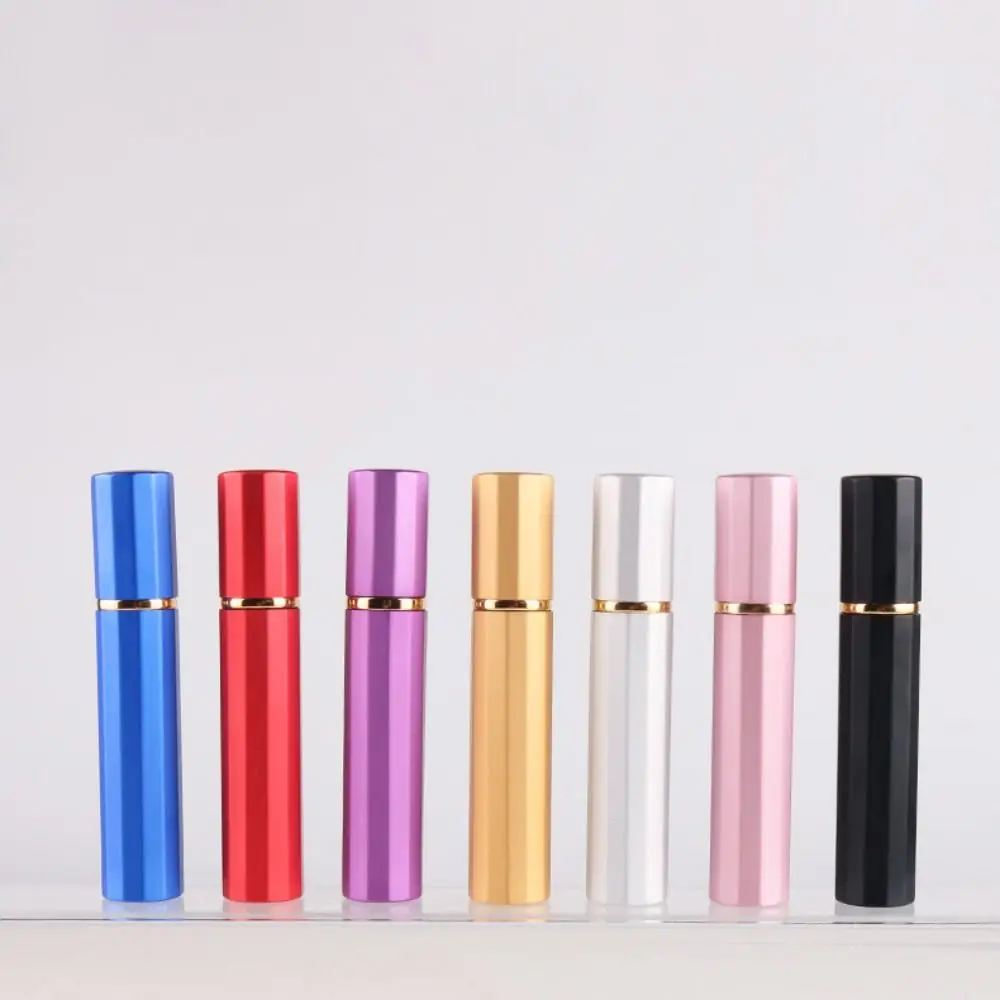 8ml Nowa szklana butelka na perfumy z rozpylaczem Butelka z atomizerem do wielokrotnego napełniania Mini przenośne pojemniki kosmetyczne Podróż