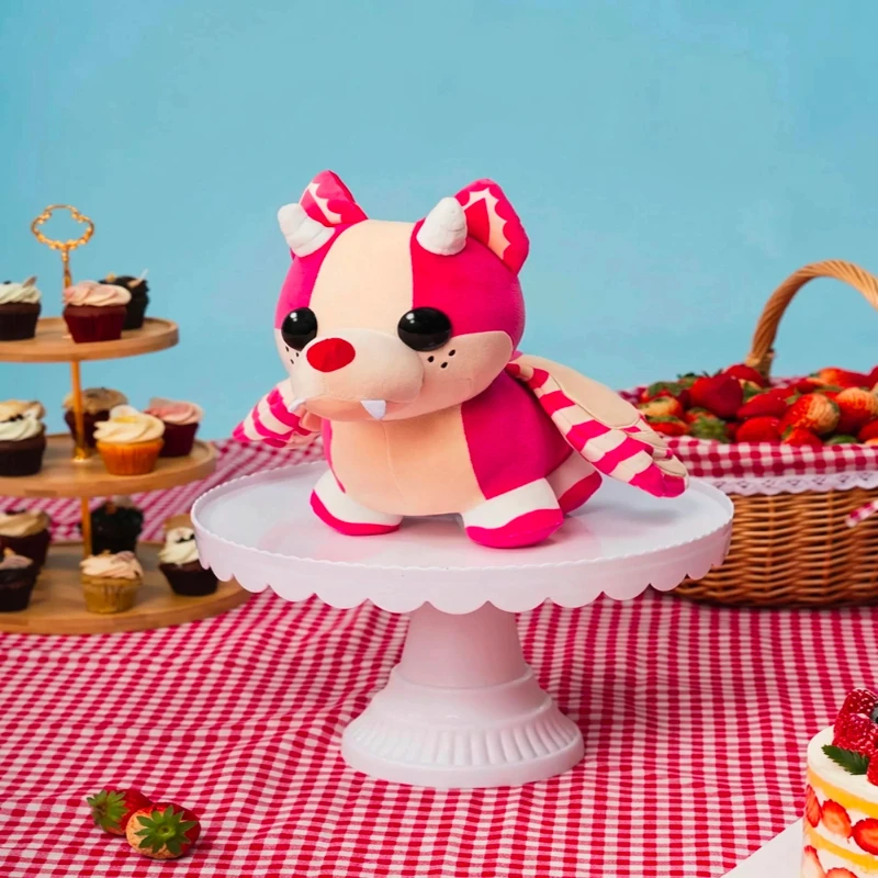 

2026 Strawberry Shortcake Bat Dragon Plush Toy Soft Stuffed Fantasy Animal Plushie Decorative Collectible Gift Room Decor