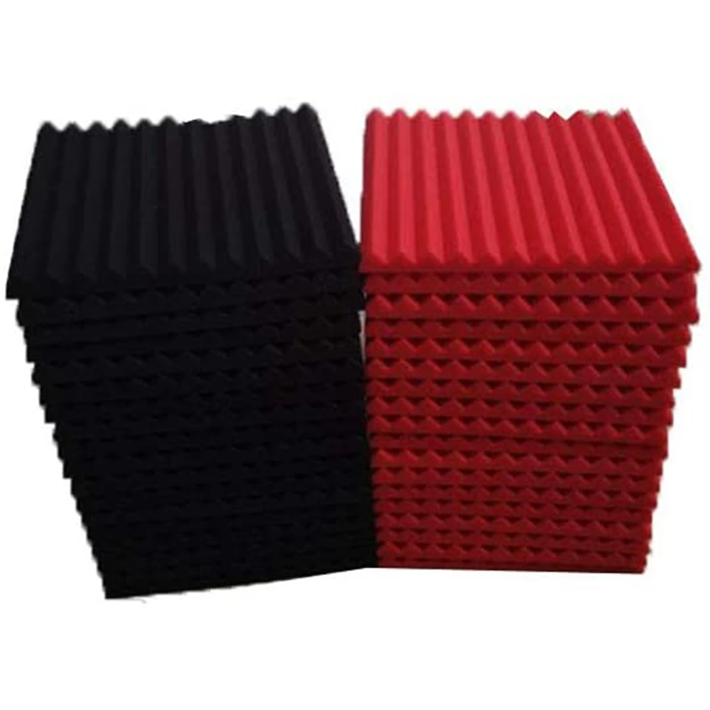 

A76K 50 Pcs Sound Insulation Board Sound Insulation Studio Foam,For Wall Sound Insulation Board,For Home Studio,2.5X 30X 30Cm