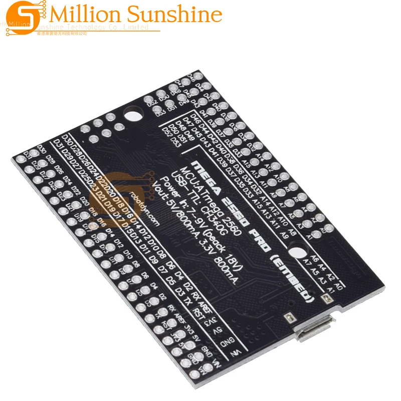 MEGA 2560 PRO Embed CH340G/ATMEGA2560-16AU Chip with male pinheaders Compatible for arduino Mega2560 DIY