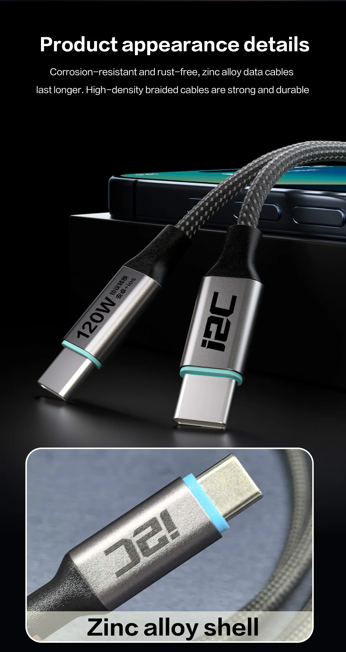 I2C Turbo TU1/TU2 Universelles Flash-Ladekabel, korrosions- und rostbeständig, präzise Erkennung für Handy-Reparaturwerkzeuge – Detail 10