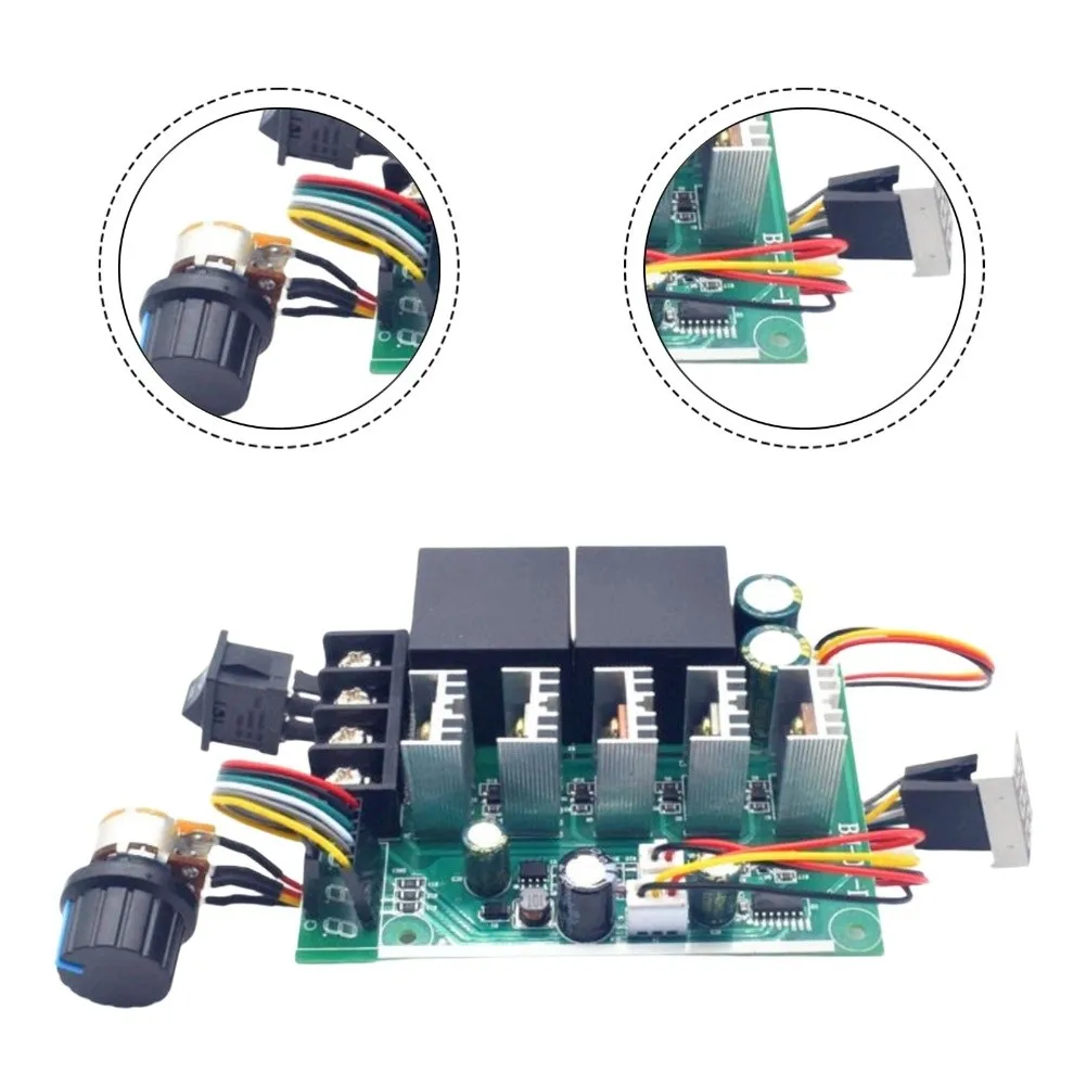 Robotics Control DC Motor Controller Wide Voltage Range Speed Controller Linear Output Under Load Adjustable 0-100 Speed