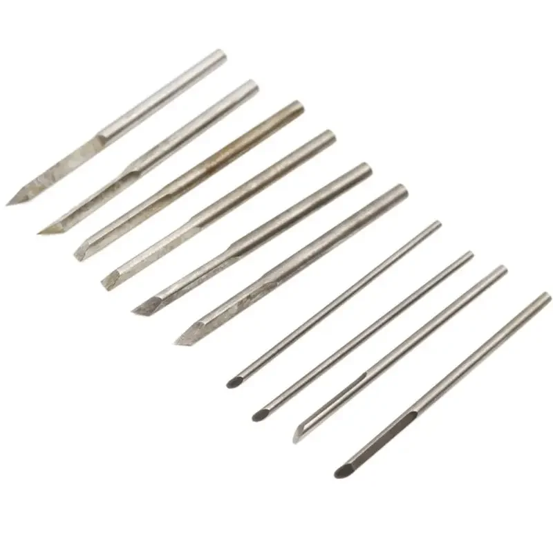 10pcs/set Handmade Carving Knife High Speed Steel Micro for Hea