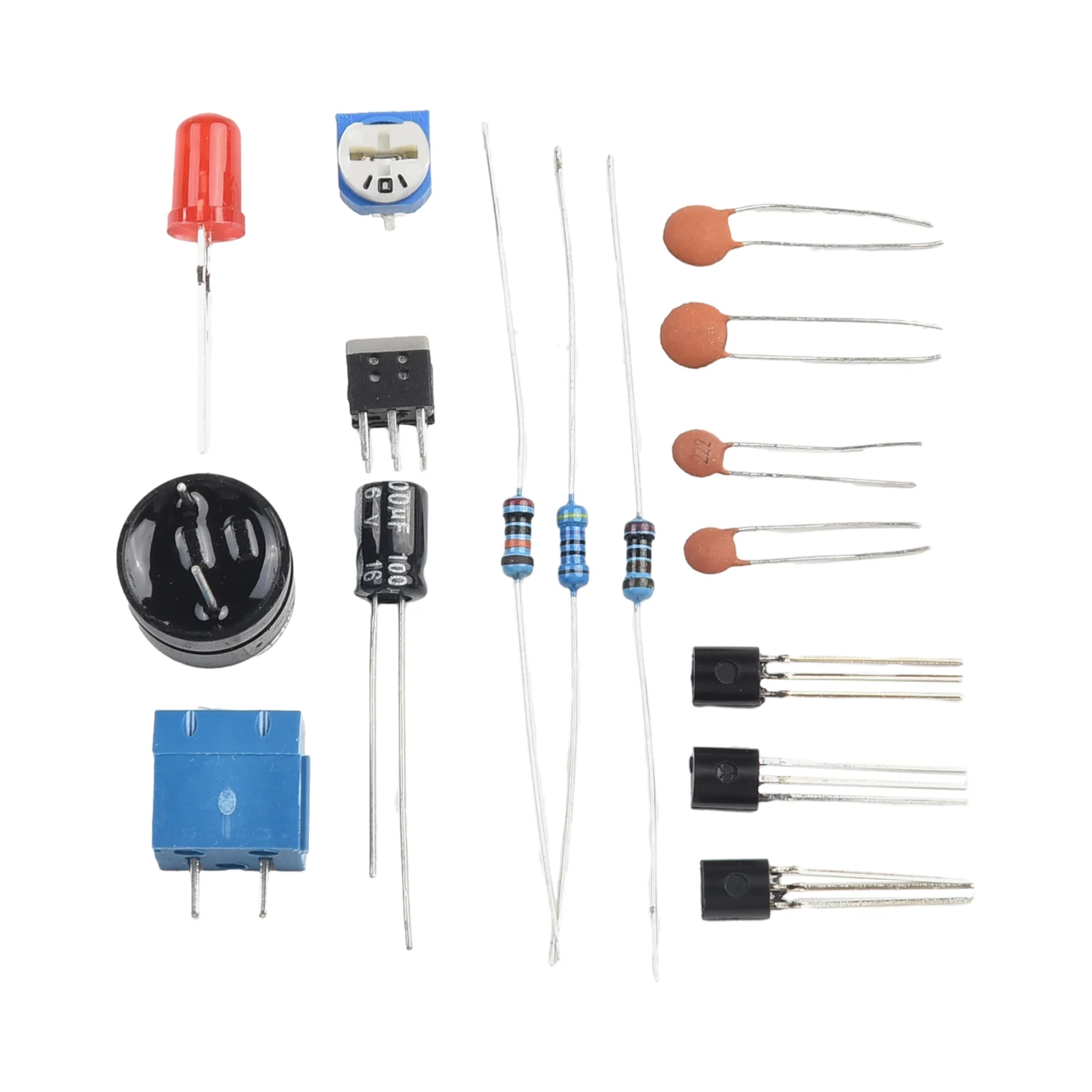 Kit detektor logam elektronik DC 3 V-5 V, modul papan Sensor tanpa kontak DIY, Kit detektor logam elektronik