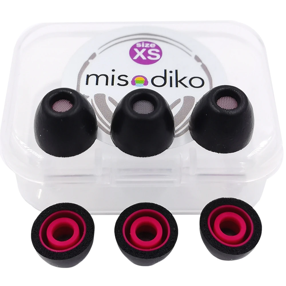 misodiko FT4S verbesserte Memory-Schaum-Ohrhörer, Ersatz-Ohrstöpsel für Sony WF-1000XM5/ C510/ C710N, LinkBuds S/ INZONE Buds 8