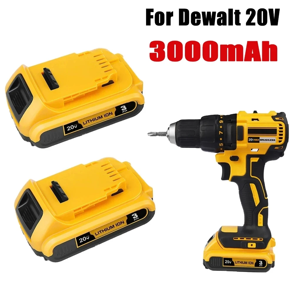 

Литий-ионный аккумулятор для Dewalt Max Tools DCB205 DCB206 DCB200 DCB182 DCB180 DCB230 DCD DCF серии DCG, 20 в, 3,0 Ач