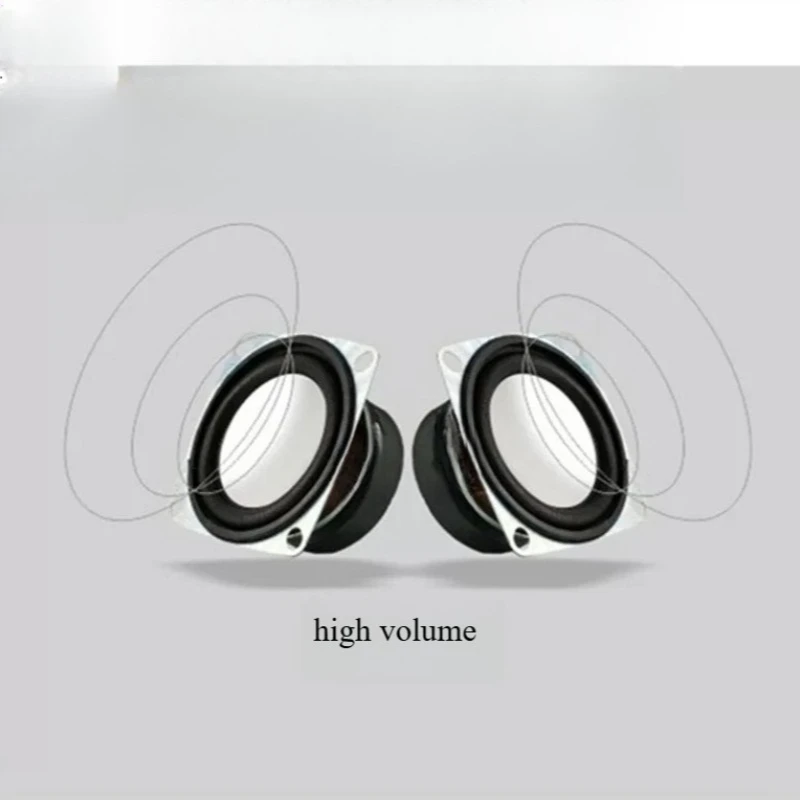 2 Inch 52mm Square Speaker 4Ohm 3W 40‑Magnet Full‑Range Loudspeaker For DIY Mini Audio Box