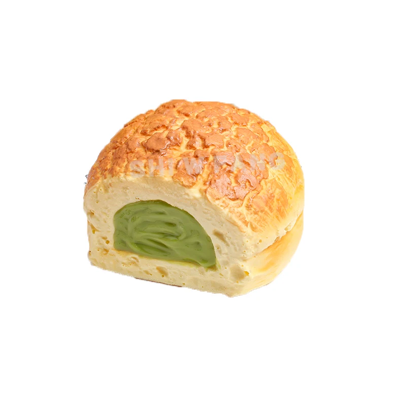 1 Stück Croissant-Horn/Toast-Eiscreme-Reisball mit langsamem Rückprall und Knetdekor – Detail 2