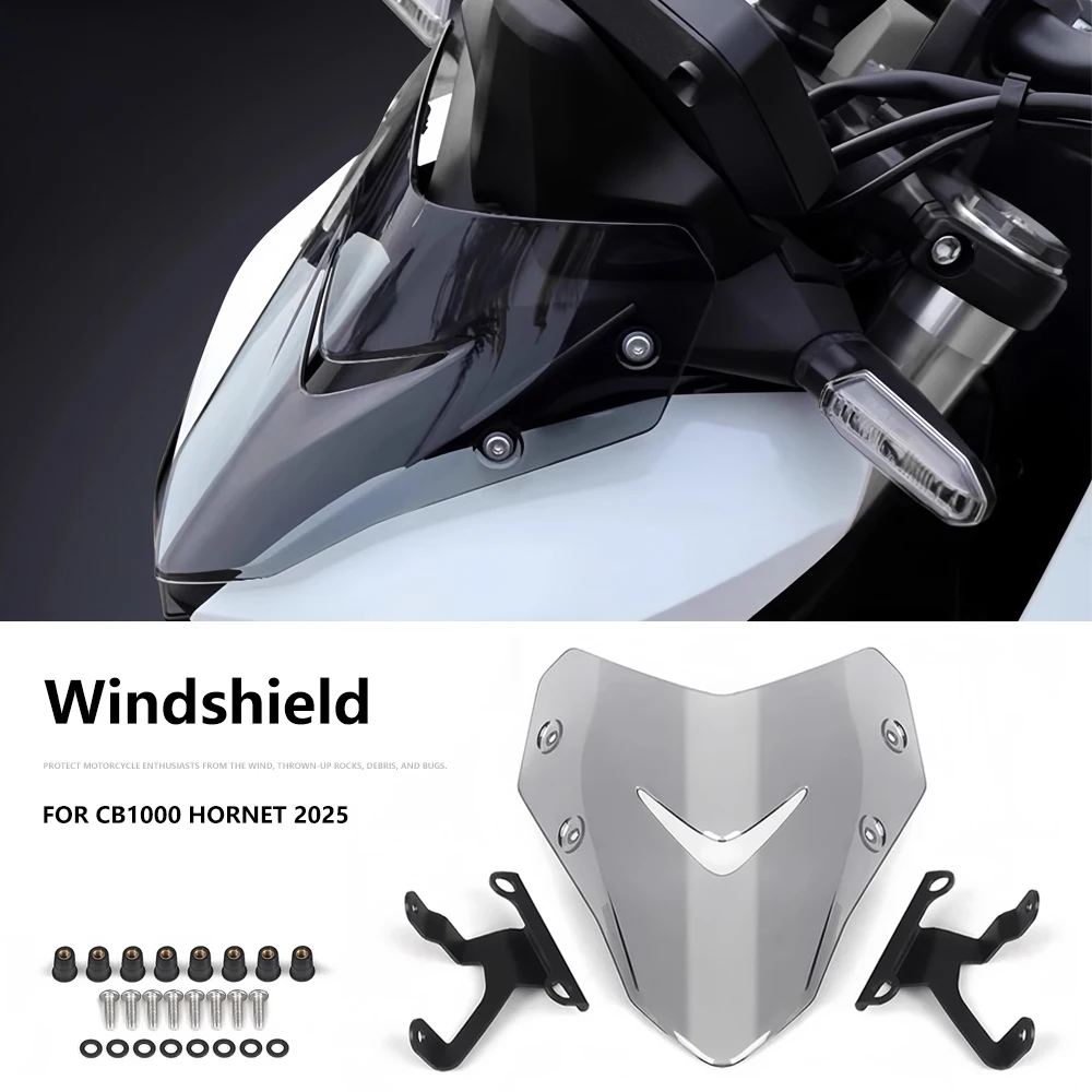 

New Motorcycle Windscreen Windshield Fairing Deflector Cover Wind Deflector Visor For Honda CB 1000 CB1000 HORNET SP 2025