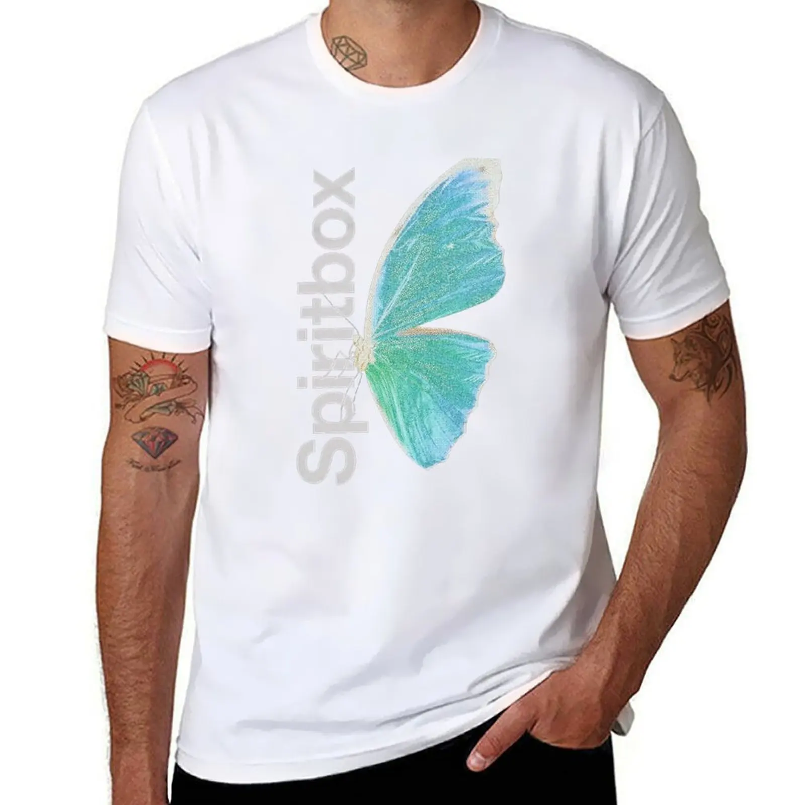 

SPIRITBOX BAND T-Shirt t shirts for man pack white funny t shirts cotton T-Shirt