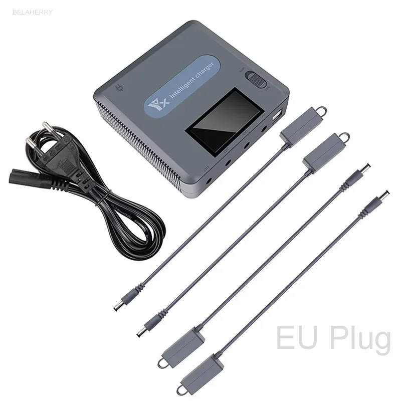 6-in-1 Digital-Display-Akkuladegerät für DJI Mavic 3 Drohnen-Akku-Ladezentrum Schnelles Intelligentes Akkuladegerät mit USB-Adapter – Detail 11