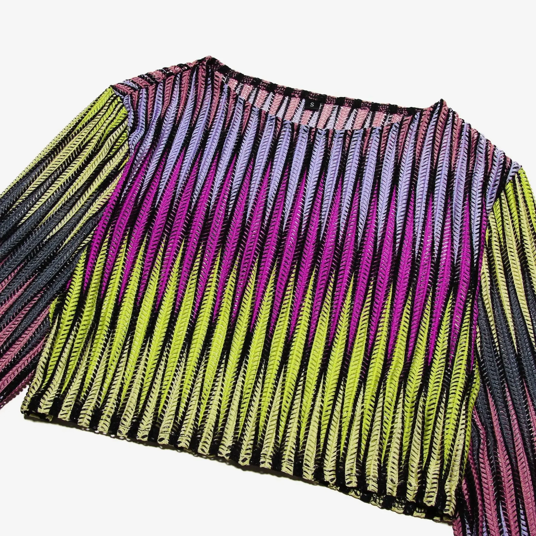 

Sexy Slim Fit Contrast Printed Crop Top Fish Tail Long Skirt 2 Piece Set Women Elegant Long Sleeve Tops Evening Party Clothes