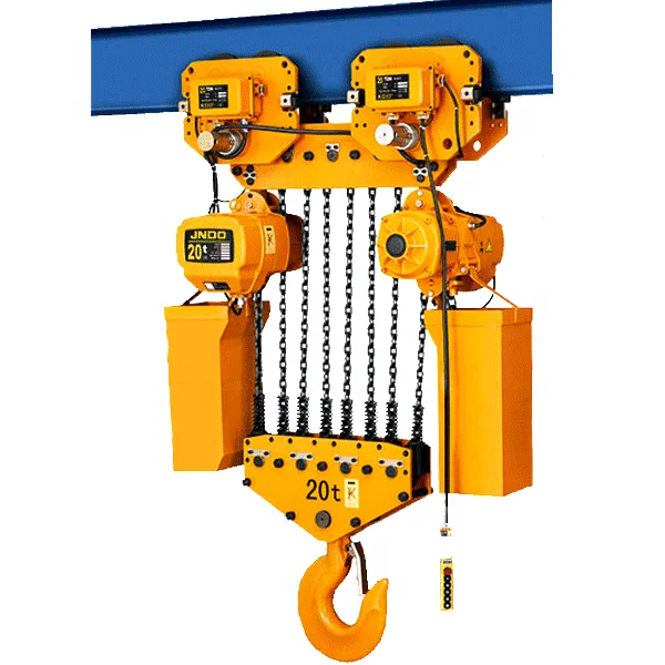 Chinese manufacturer hot sell HHBB hoist capacity of 10 ton 15 ton 25 ton electric chain hoist