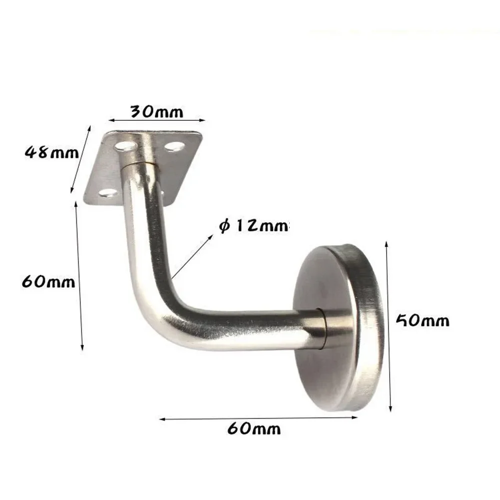 Handrail Bracket Stainless Steel Stair Handrail Brackets Support Wall Handrail Brackets For Stairs Railing Stairway Hardware