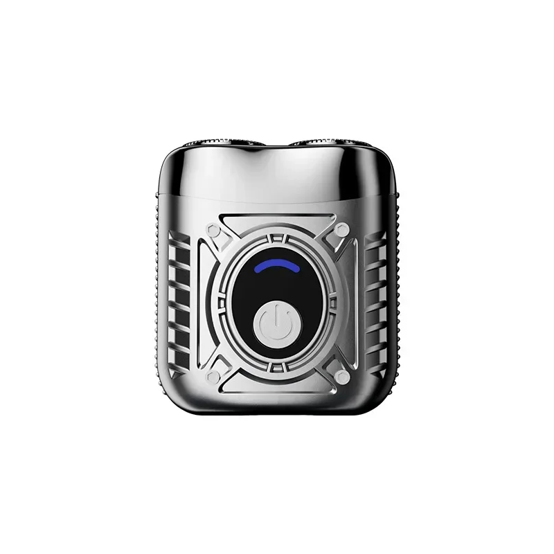 

Электробритва с двойной головкой, мини-триммер для бороды для мужчин, портативная дорожная беспроводная бритва для лица и тела