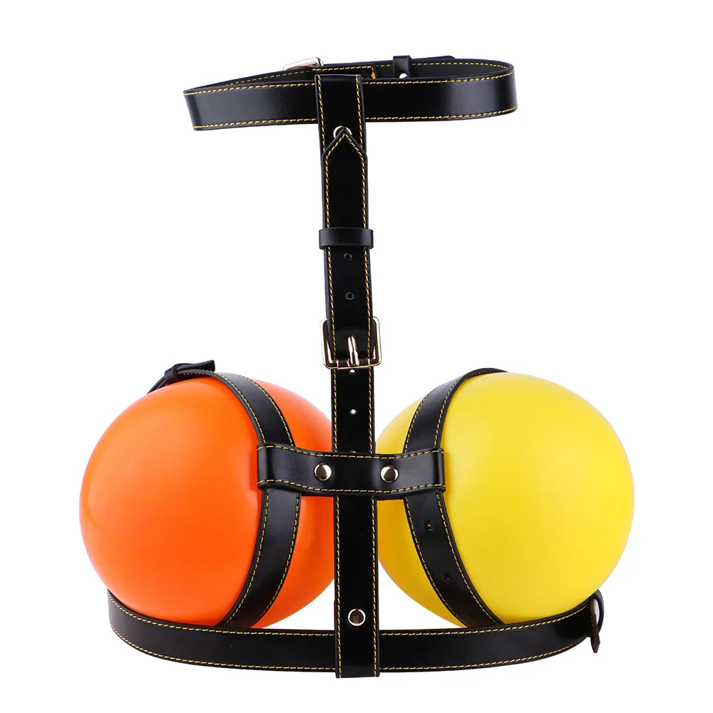 Leather wearing with pain and chest fun women's underwear SM wearing corset stimulates pain and pleasure adult sex toys