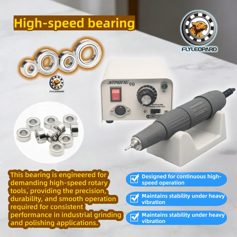 10PCS High Precision ABEC-9 Bearing 693ZZ 3x8x4  623ZZ 3x10x4  MR126ZZ 6x12x4  Electrical Motor Ball Bearings for Emax DJI Drone