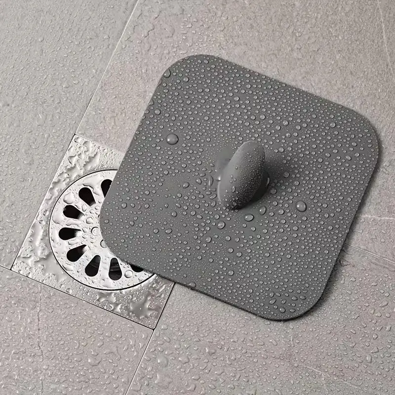1/2pcs Universal Drain Cover – Odor & Pest Proof for Shower, Bathtub Sink, Bathroom Drainage Protection