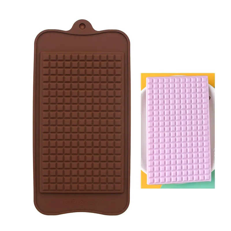 Lattice Shape Chocolate Candy Mold Handmade Waffle Silicone Mould Baking Tool