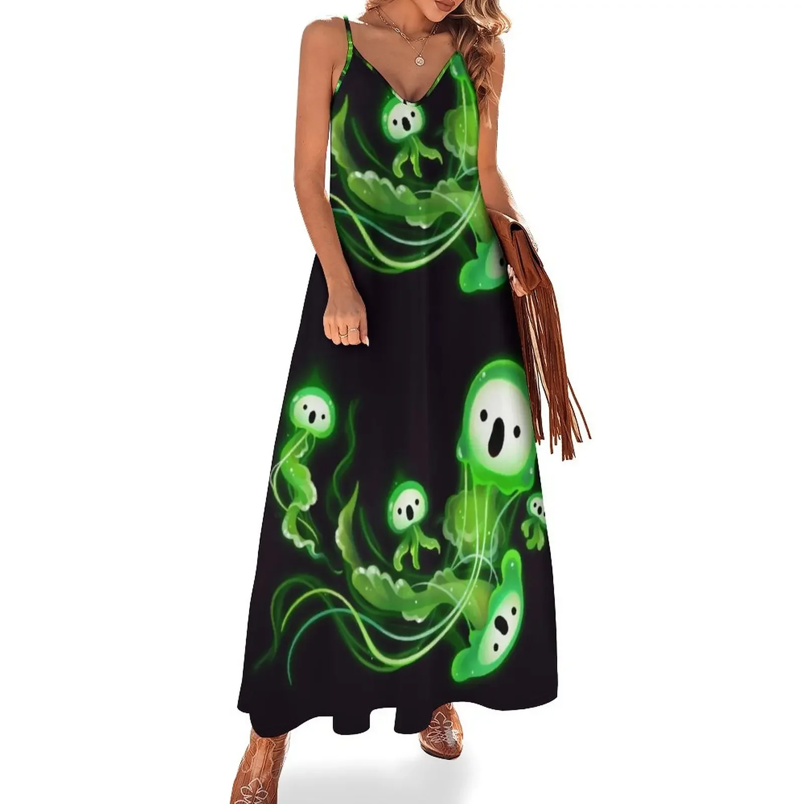 

Ghost Jellyfish Sleeveless Dress prom clothes summer outfits for women 2025 women dresses