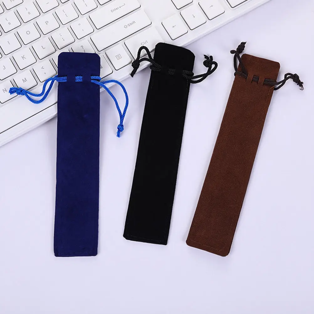 

Подарочный чехол для ручек, 15 шт., устойчивый к царапинам, на шнурке, для защиты ручек, портативный, элегантный, для хранения