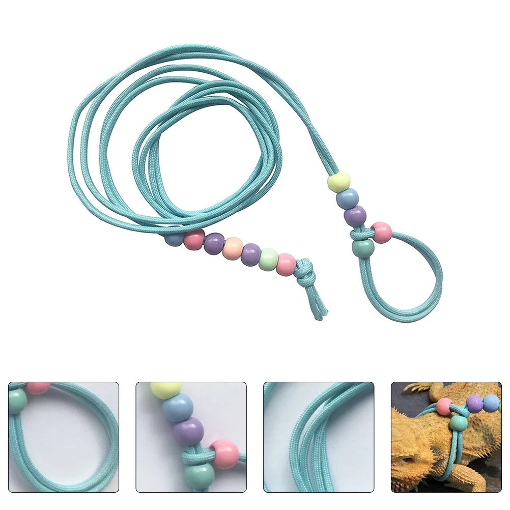 

1Pcs Lizard Traction Rope Bright Color Sturdy Reptiles Harness Small Pet Outdoor Traction Pulling Leash