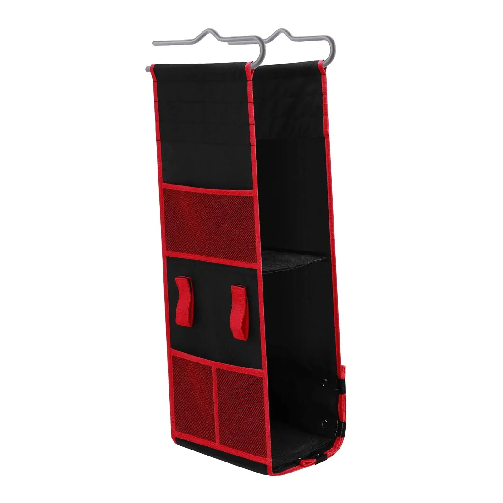 Hanging Locker Organizer Mesh Pockets Storage Basket Shelves for Gym School