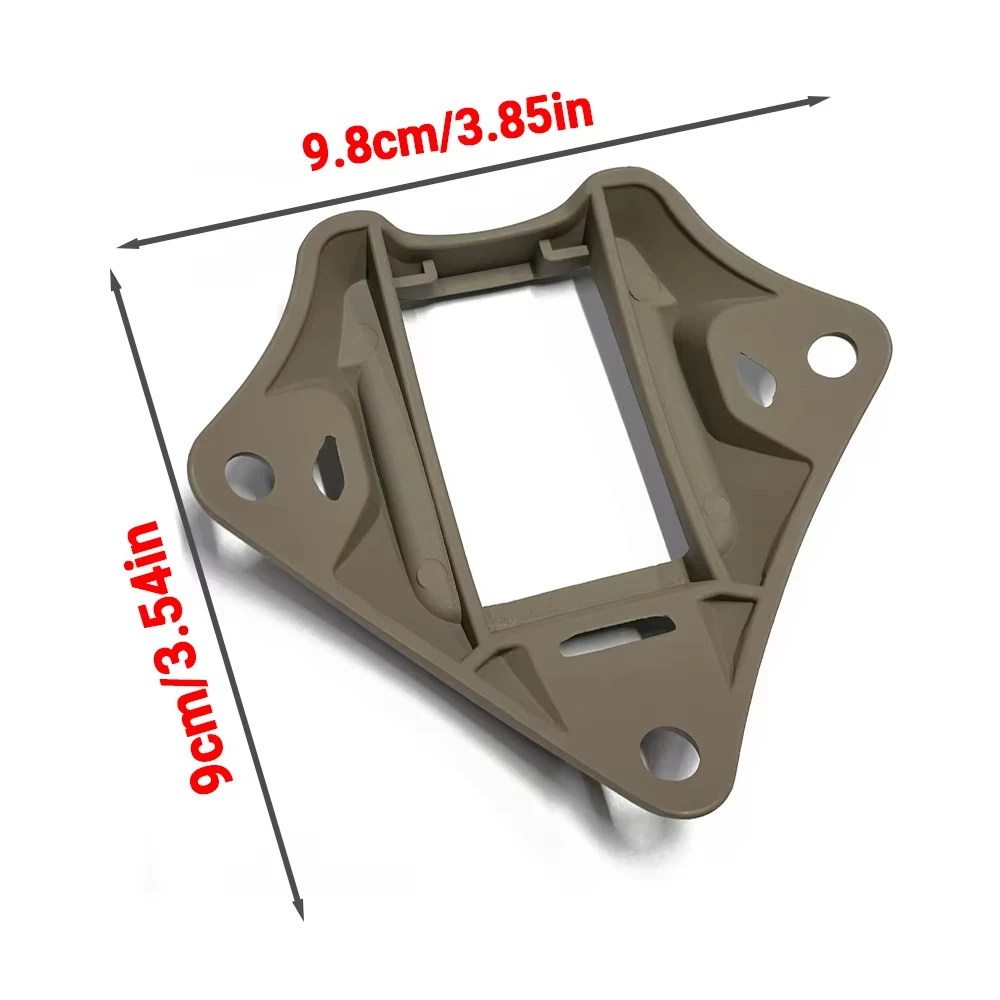 خوذة تكتيكية إطار جبل NVG كفن محول ألومنيوم 3 حفرة الهيكل العظمي جبل قوس السكك الحديدية لملحقات خوذة MICH السريعة