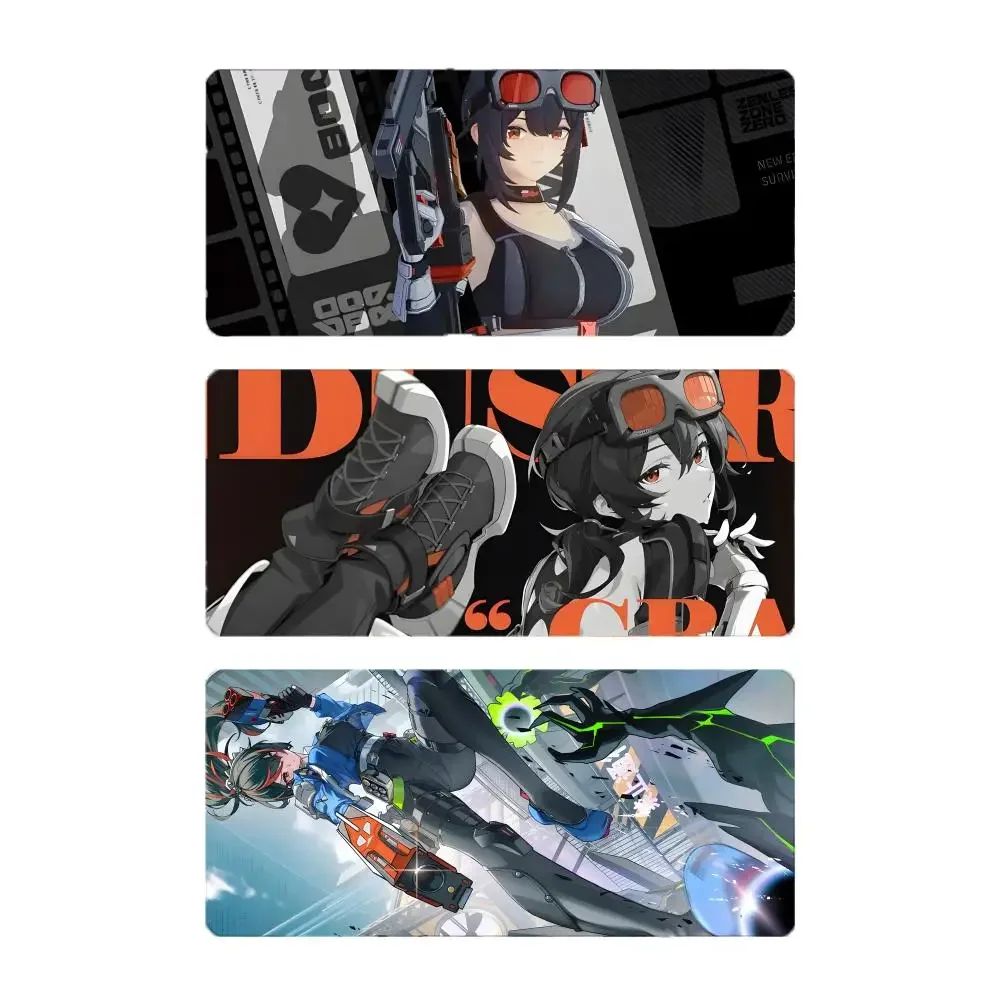 anime mechanic Z-Zenless Zone Zero Grace Howard Mouse Pad Large Gaming Mousepad with Stitched Edges Thickened Desk Mat PC