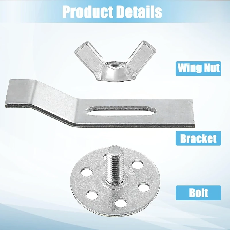 26PCS Undermount Sink Clamp Installation Kit Fastener Support Suitable For Kitchen, Bathroom Installation