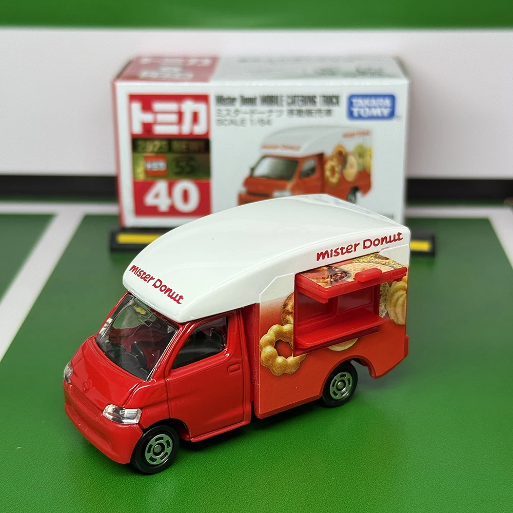 

Takara Tomy Tomica No.40 Mister Donut Mobile Catering Vehicle Alloy Car Model Boy Toy Child Gift