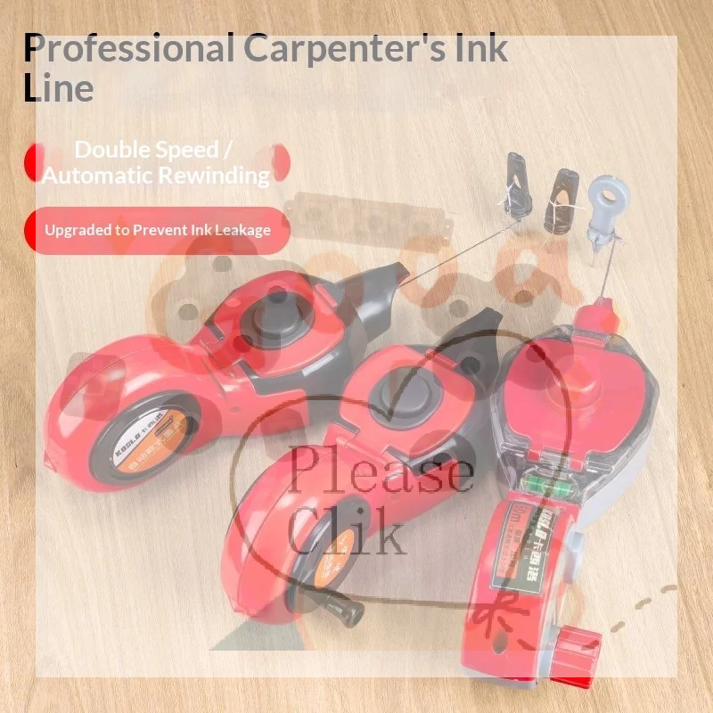 【HG】Manual/Automatic Line Marker For Carpentry Leakproof Inks Sealing Technology Woodworking Scribing Tool