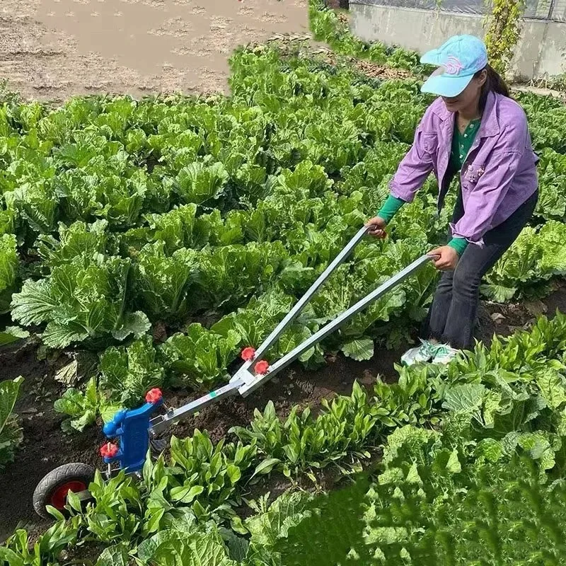 Manual Hand Tiller Hand Plough Mini Soil Loosening Tool For Garden Vegetable  Plot  Family  Farm  Cultivation  Weeding  Planting