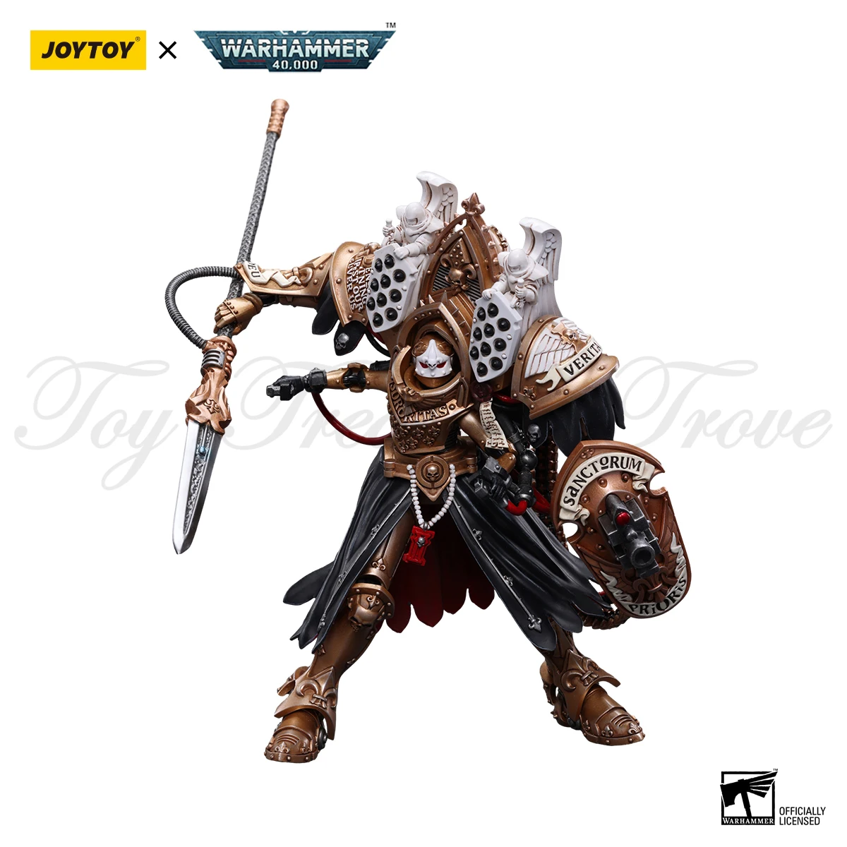 [IN MAGAZZINO] JOYTOY Warhammer 40k 1/18 Action Figure Adepta Sororitas Abbess Sanctorum Morvenn Vahl Toy Figure