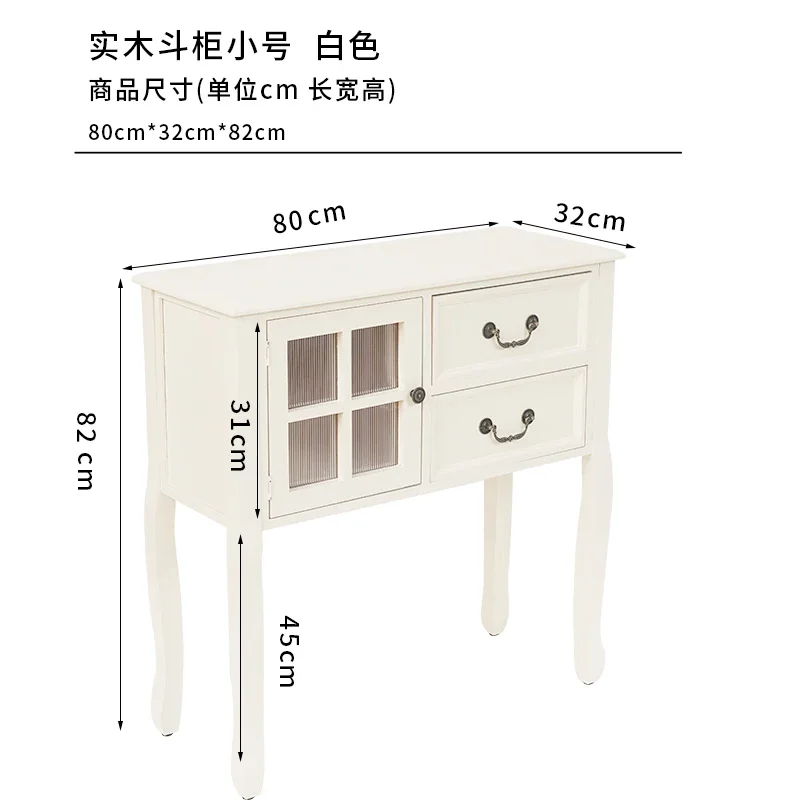 GZ-2   modern simple wall cabinet tea living room long retro style drawer storage cabinet