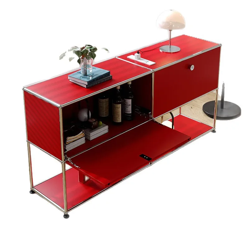 Modular combination, side cabinet, open storage, locker, medieval simplicity