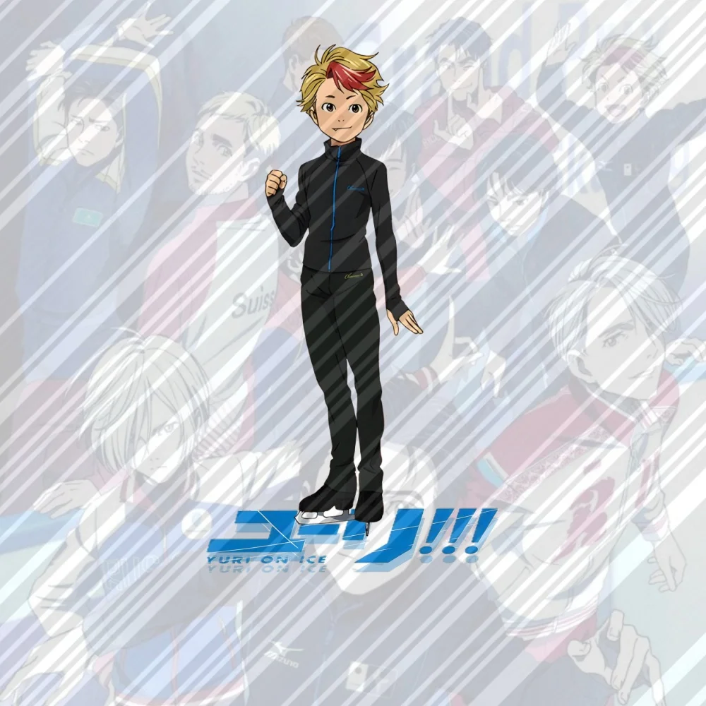 15CM NEW Anime Yuri on Ice Acrylic Stand Model Cosplay Charm Characters Ornament Accessories Goods Collection Christmas Gifts view 4
