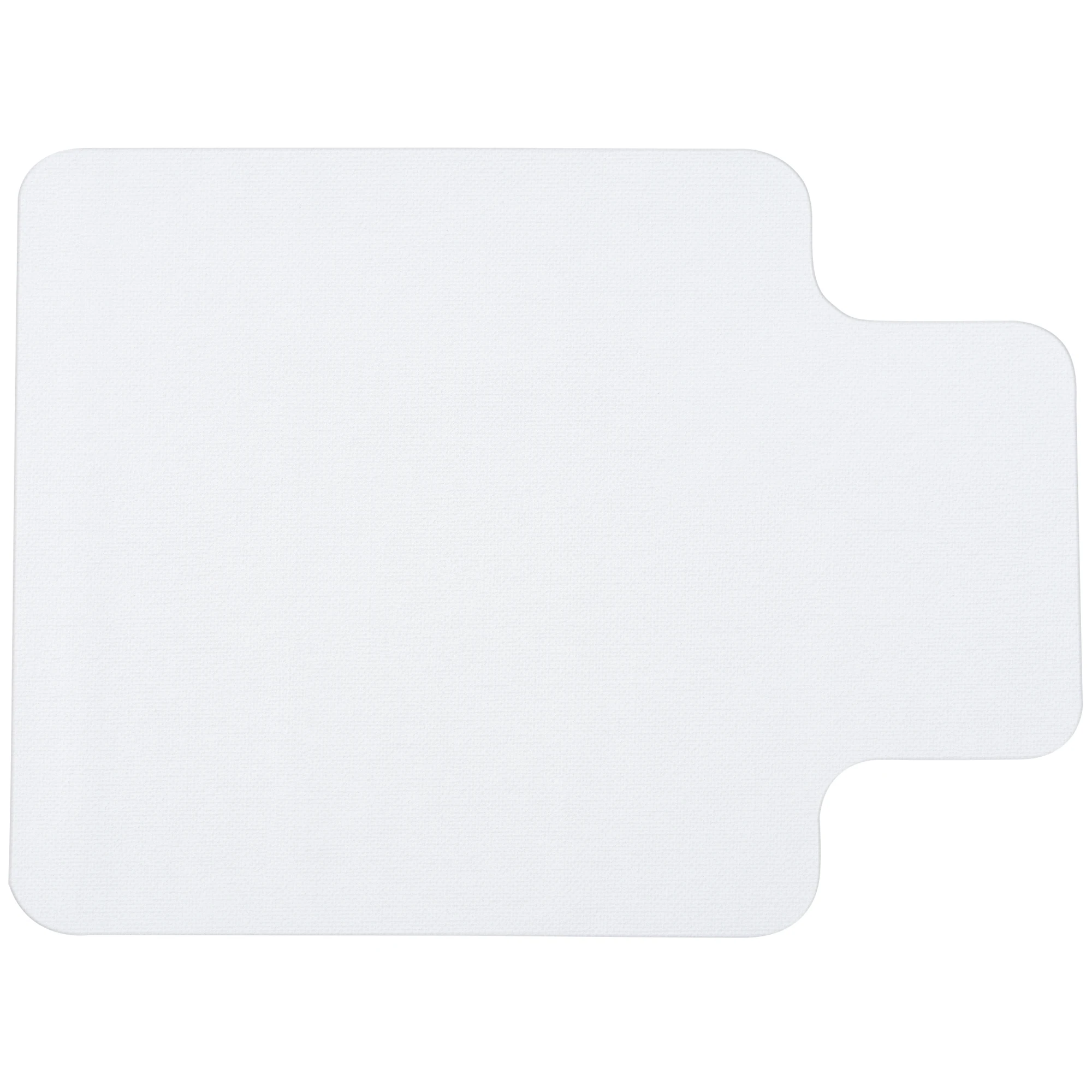 HOMCOM-Alfombra Protectora para Oficina, 90x120cm, Protector de Suelo Enmoquetado