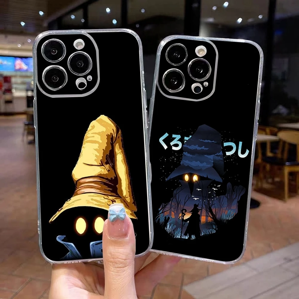 F-Final F-Fantasy Vivi Ornitier funda de teléfono para IPhone 17 Air 16 15 14 13 12 Pro Max Plus cubierta transparente a prueba de golpes